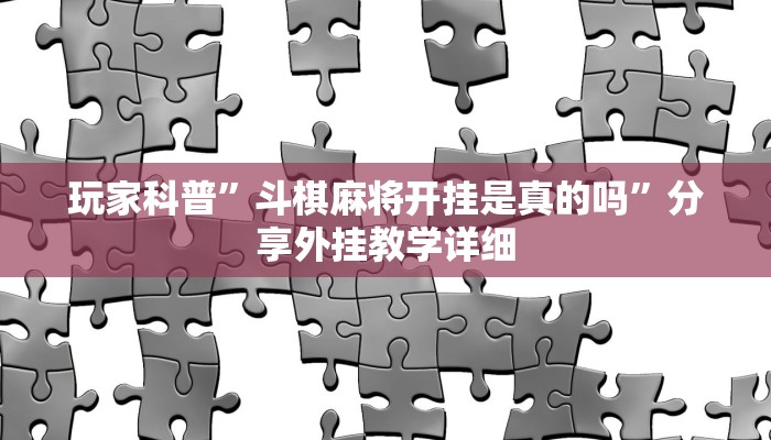 開(kāi)掛器推薦“天天歡樂(lè)德州開(kāi)掛透視方法”![果然有透視掛]