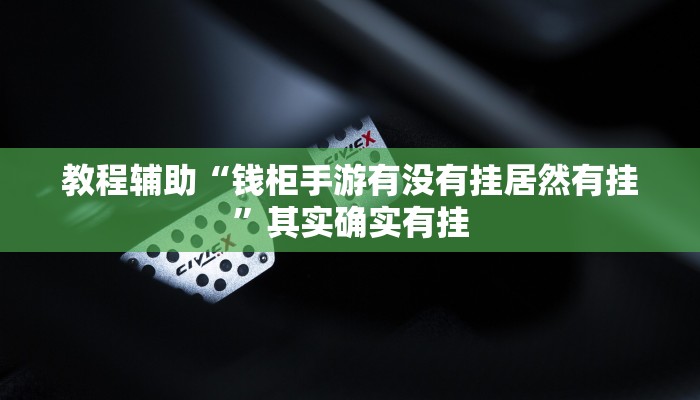 教程輔助“錢(qián)柜手游有沒(méi)有掛居然有掛”其實(shí)確實(shí)有掛 教程輔助“錢(qián)柜手游有沒(méi)有掛居然有掛”其實(shí)確實(shí)有掛